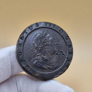 1797年ジョージ3世カートホイール2ペンス：初期のイギリス銅貨 - Etsy 日本