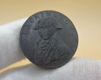 ケント・ランバーハースト ハーフペニー銅貨コンドルトークン 1794