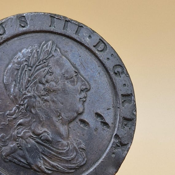 大英帝国　ジョージ3世　車輪銭　2 ペンス銅貨　1797 Yahoo!オークション - 1797 イギリス 2ペンス銅貨 ジョージ3世