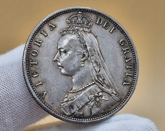 1888年 英国ビクトリア　ジュビリーヘッド　アラビア 1ダブルフローリン銀貨 1888年 英国ビクトリア ジュビリーヘッド アラビア 1ダブル