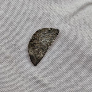 Genuine Henry III of England medieval hammered - Silver Half Cut Penny Long Cross