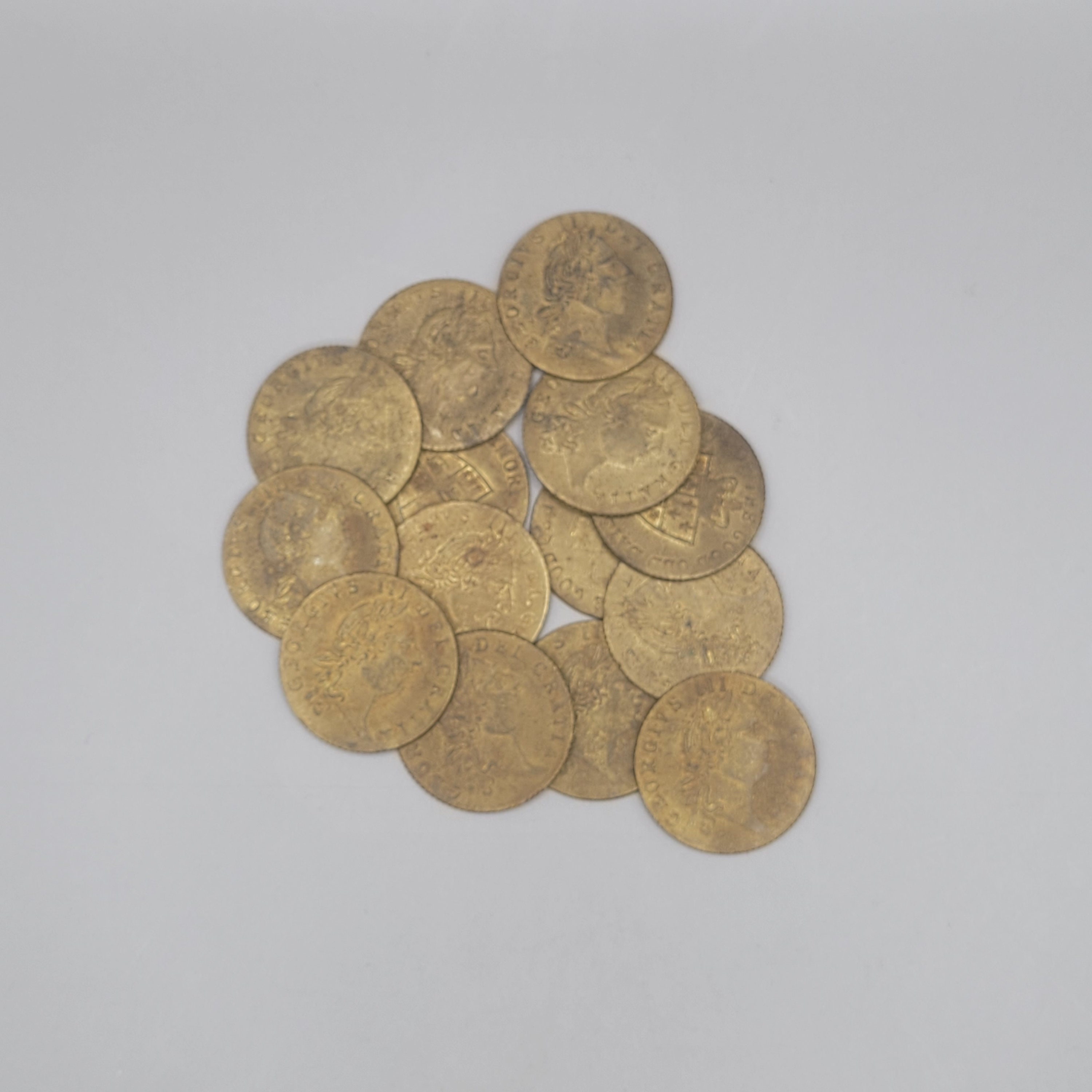 Antique 1788 George III Spade Gaming Token - Remember the Good Old