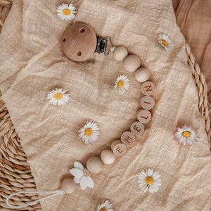 Pacifier chain with name/ girl/ personalized