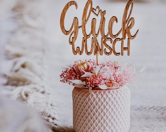 Arreglo floral de flores secas