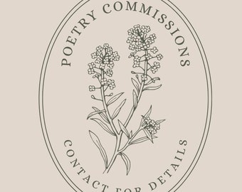 Custom Poetry Commissions