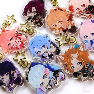 Genshin Acrylic Keychains - Inazuma Set