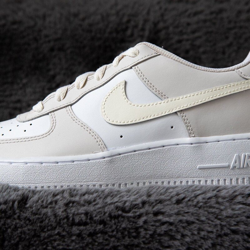 light gray air force ones