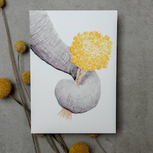 Karte "Elefant" - Aquarell Print - Glückwunschkarte - Geburtstagskarte - Postkarte