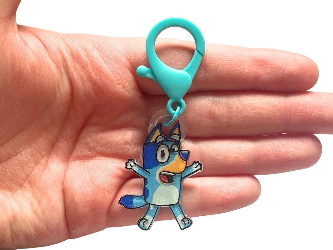 Blue Heeler Inspired Keychain Etsy