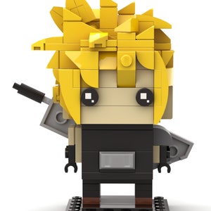 Cloud Strife Custom Brickheadz MOC
