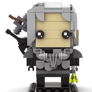 Geralt of Rivia Custom Brickheadz MOC