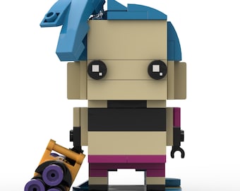 MOC Brickheadz personalizzato Jinx