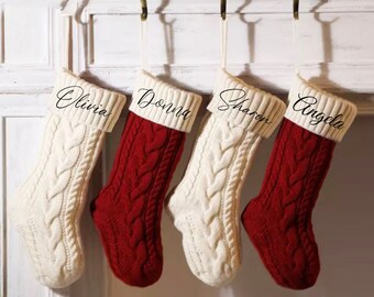 Custom Christmas Stocking, Personalized Christmas Stockings, Christmas Gifts, Holiday Stockings, Christmas Family Stocking, First Christmas