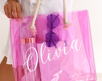 Clear beach bag primark sale