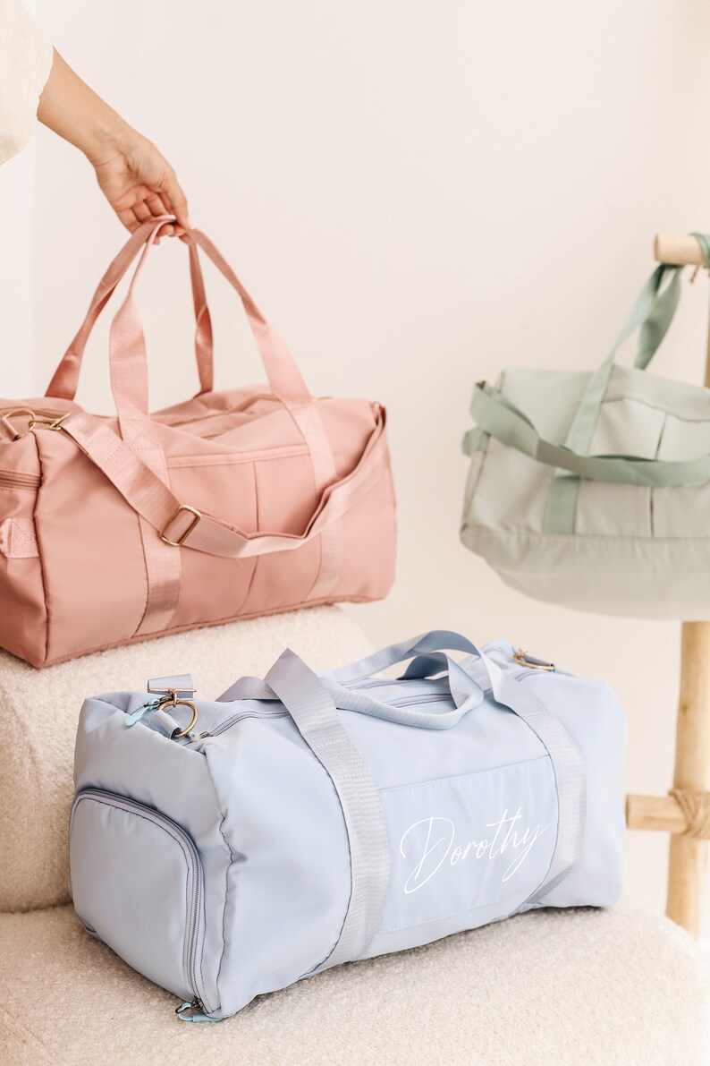 Personalized Duffle Bag Custom Bridesmaid Gift Duffel Bag Etsy