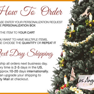 Customized Photo Ornament, Gift For Her, Acrylic Ornament, Couples Ornament, Memorial Ornament, Family Ornament, Keepsake Ornament image 9