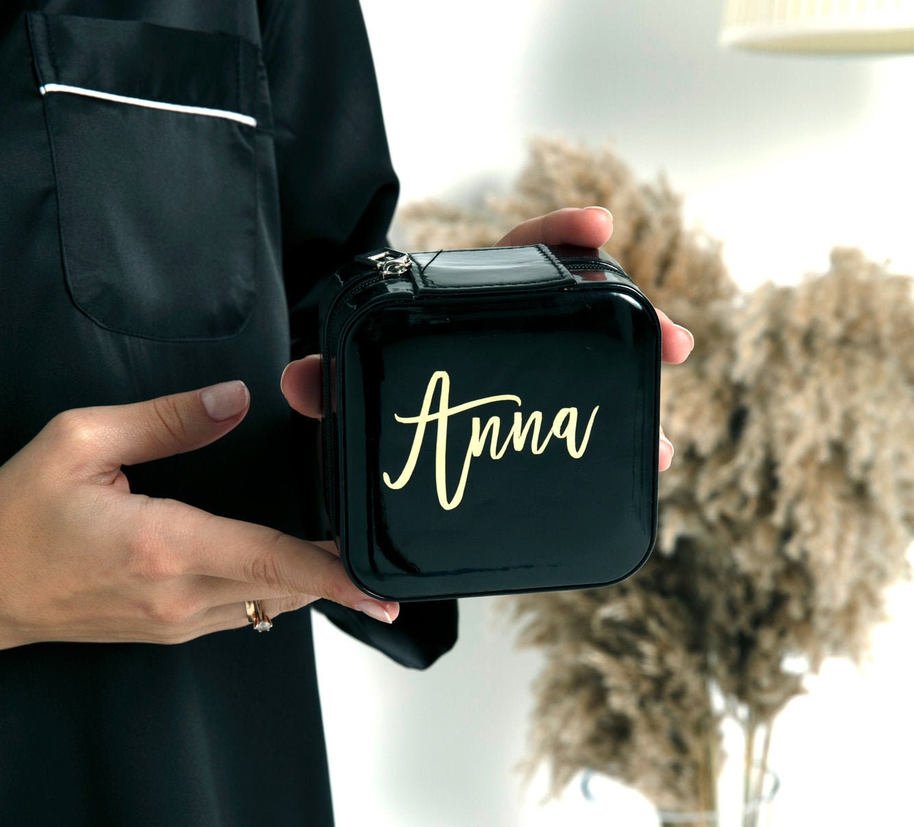 Personalized Jewelry Box, Travel Jewelry Case, Jewelry Organizer, Bri…