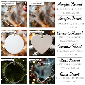 Personalized Photo Ornament, Custom Picture Ornament, Couple Ornament, Couples Gifts, Unique Ornament, Glass Ornament, Keepsake Ornament image 8