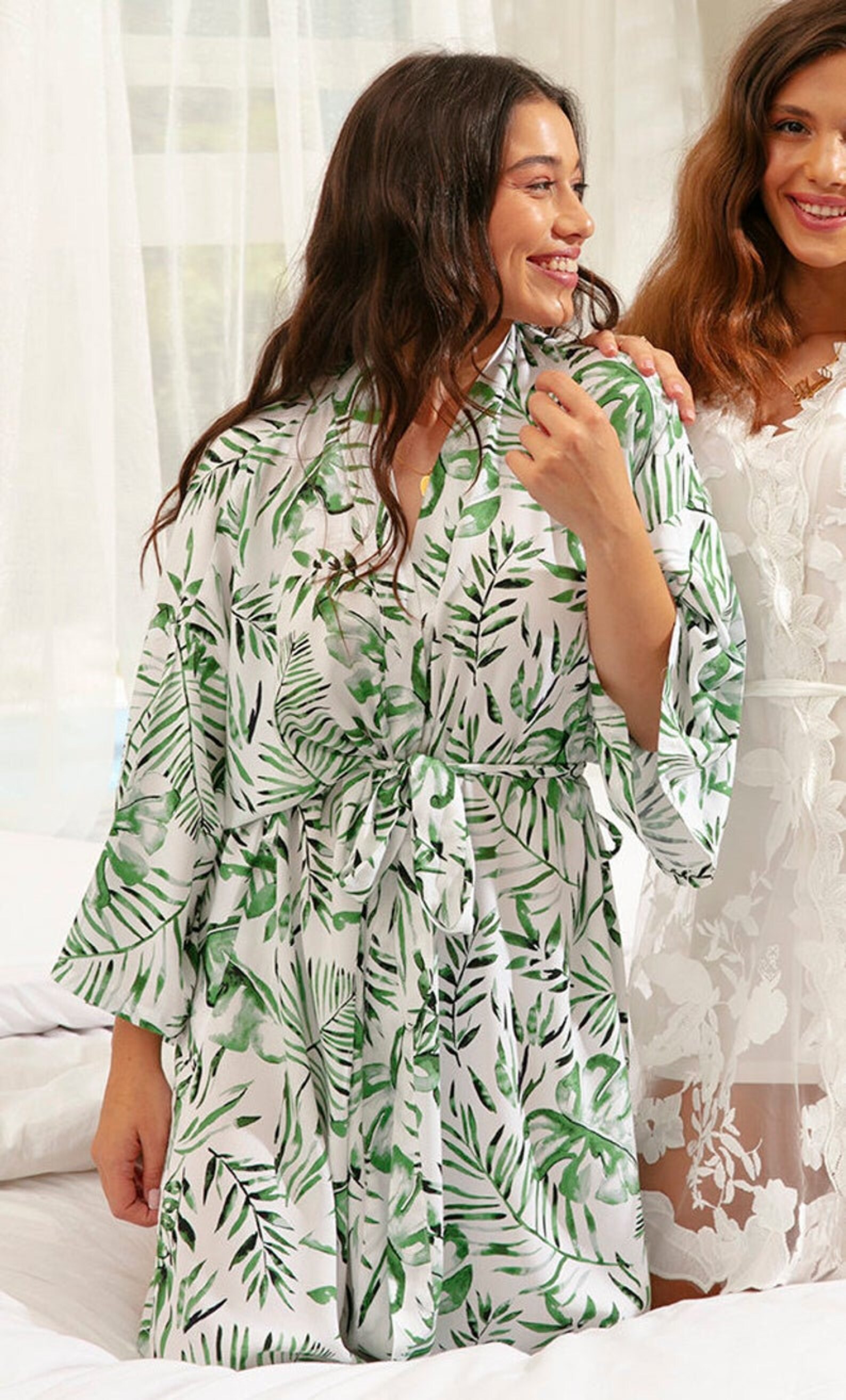 Personalized Beach Bachelorette Party Robe Tropical Robes Etsy