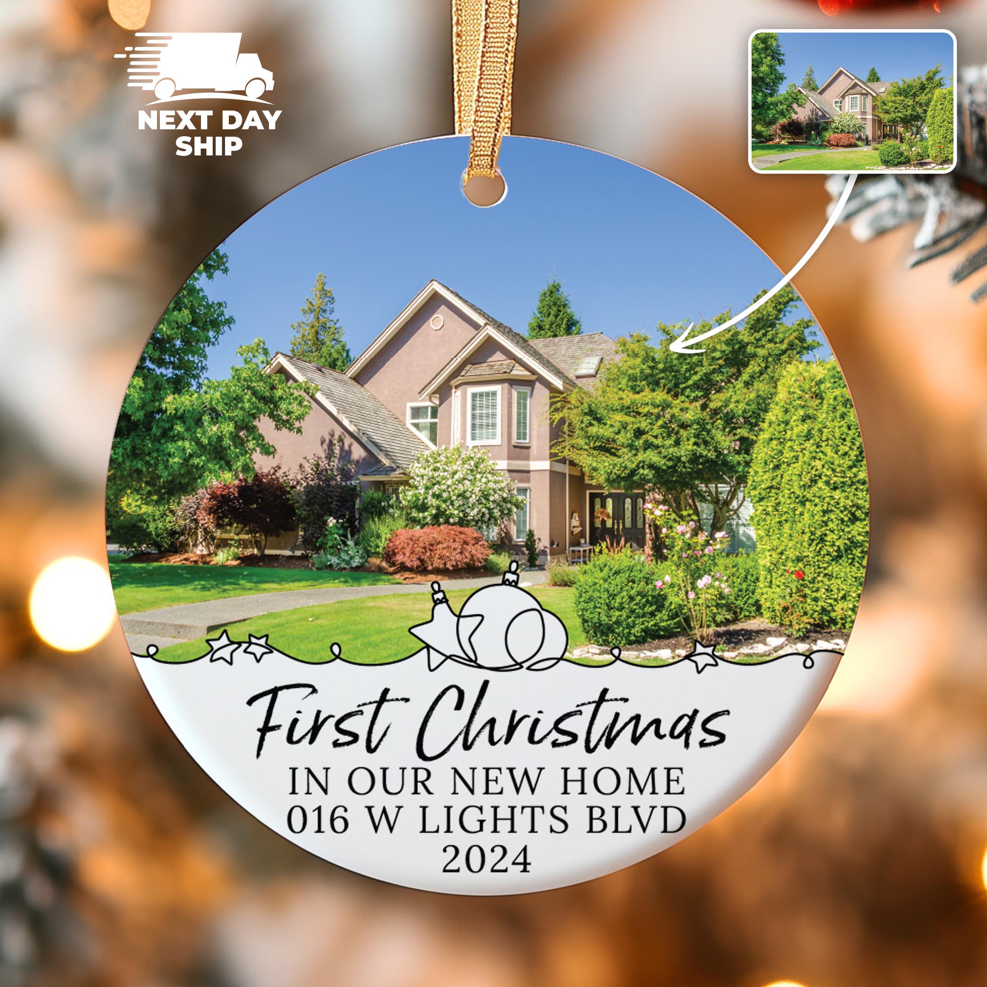 Personalized New Home Ornament: First Christmas Keepsake