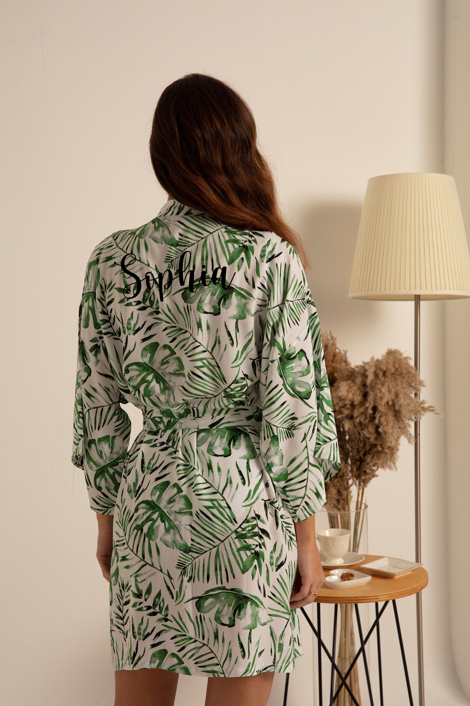 Personalized Beach Bachelorette Party Robe Tropical Robes Etsy