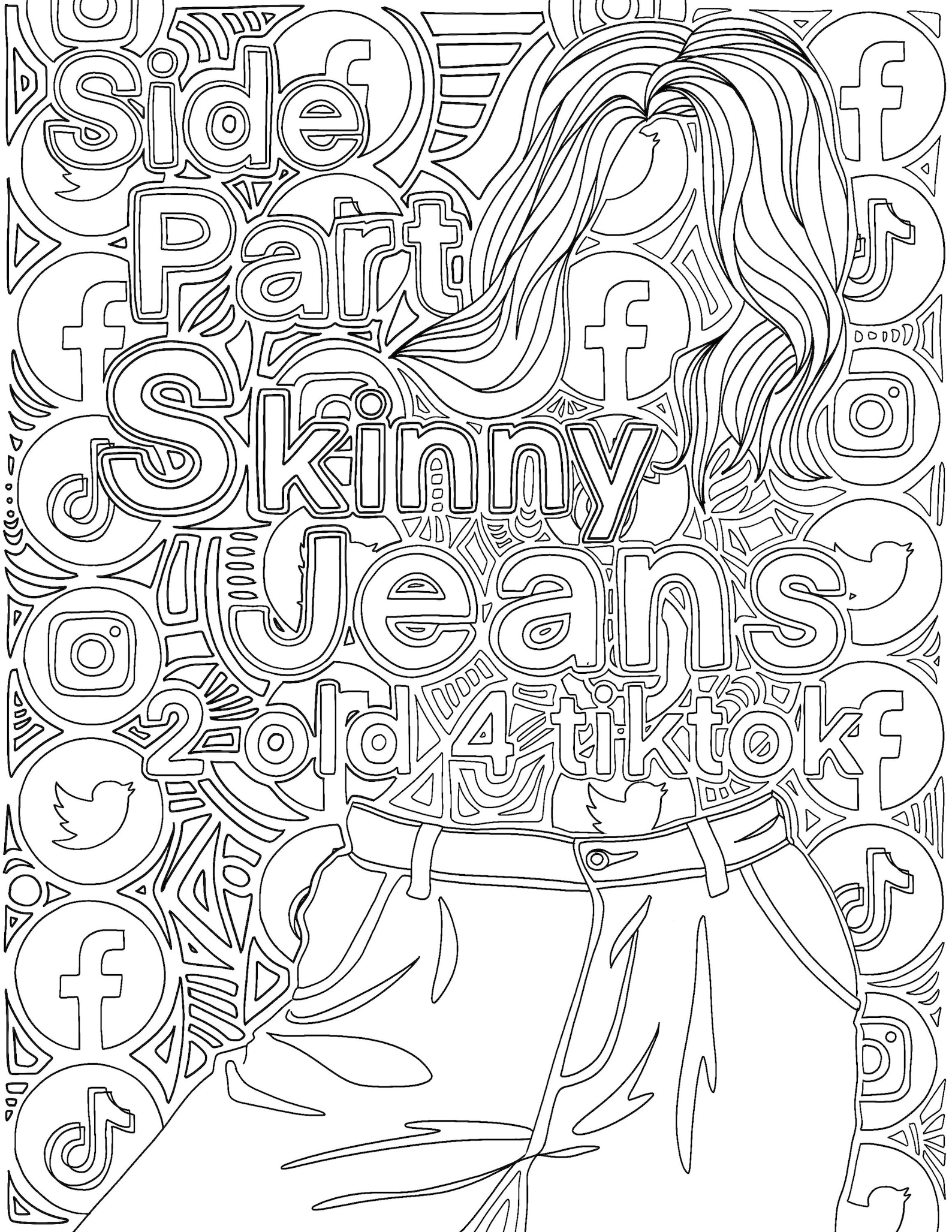 BUNDLE Your Depressing Adult Life Coloring Pages Set of 6 | Etsy