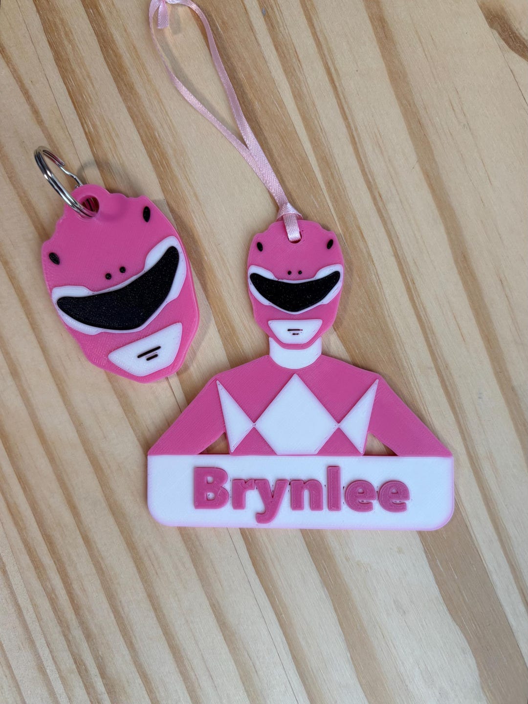 Might Morphin Power Ranger Keychain & Christmas Tree Ornament With ...
