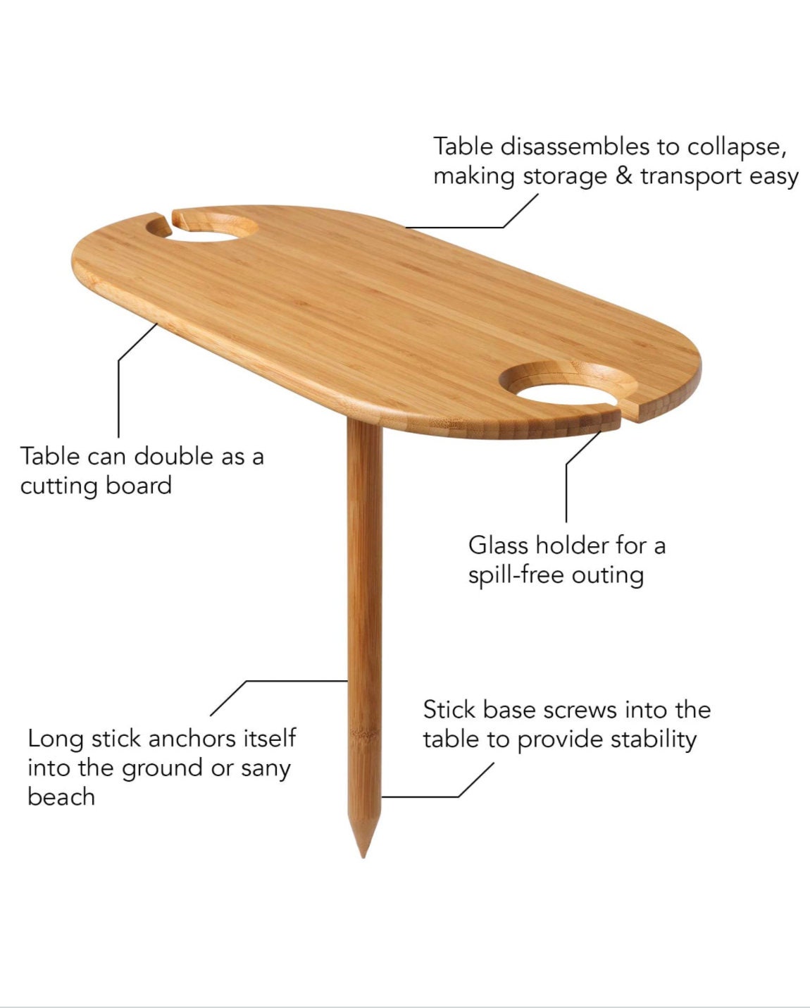 Handmade Outdoor Wine Table folding Wine Table portable Wine Etsy