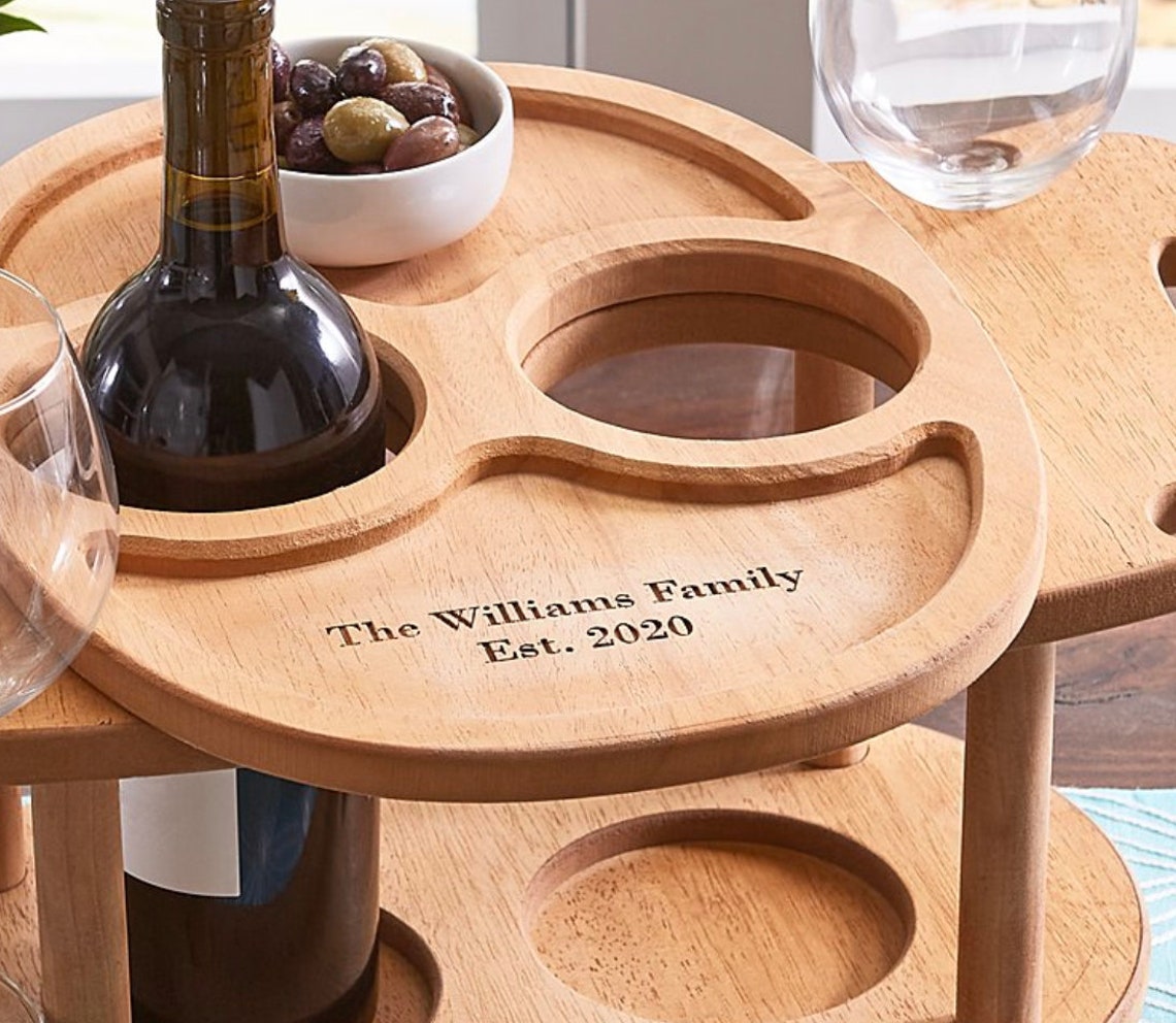 Custom Wine Dining Table Wine Rack Wine Holder Outdoor Wine Etsy