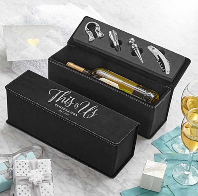 Wine Box Gift Wine Gifts Box Wedding Wine Box Wine Gift Etsy