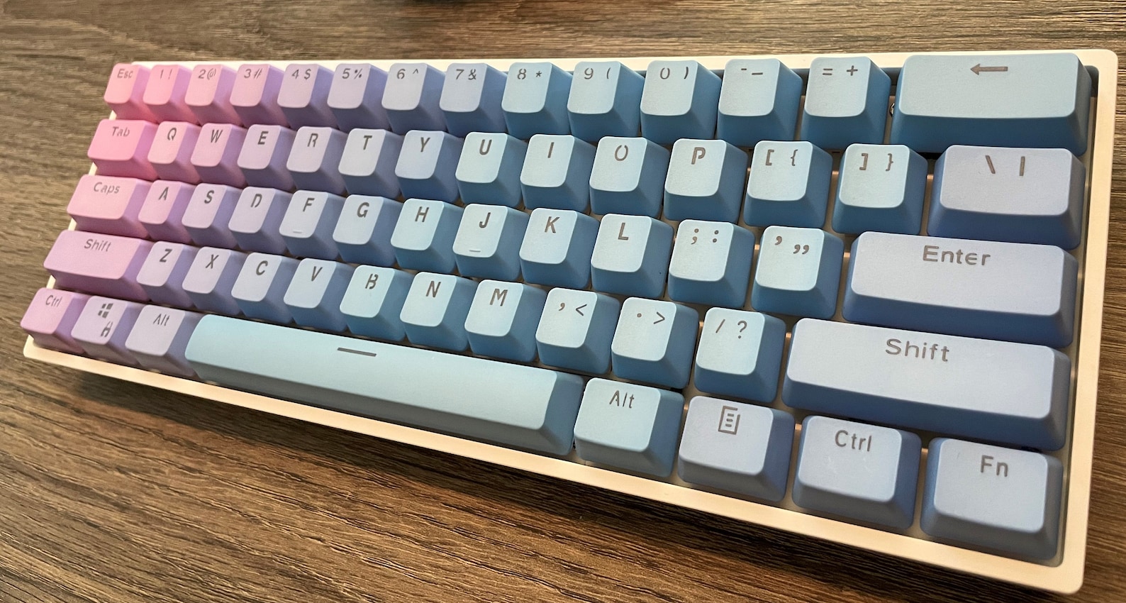 GK61X 60 RGB Mechanical Keyboard with Cotton Candy gradient Etsy