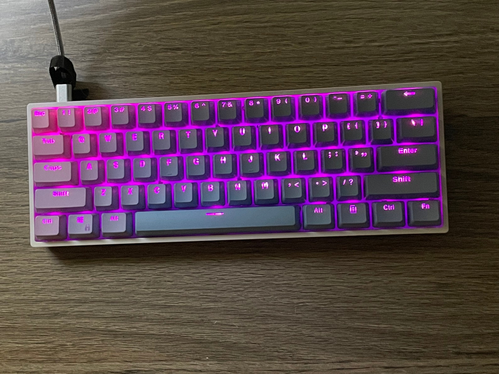 GK61X 60 RGB Mechanical Keyboard with Cotton Candy gradient Etsy