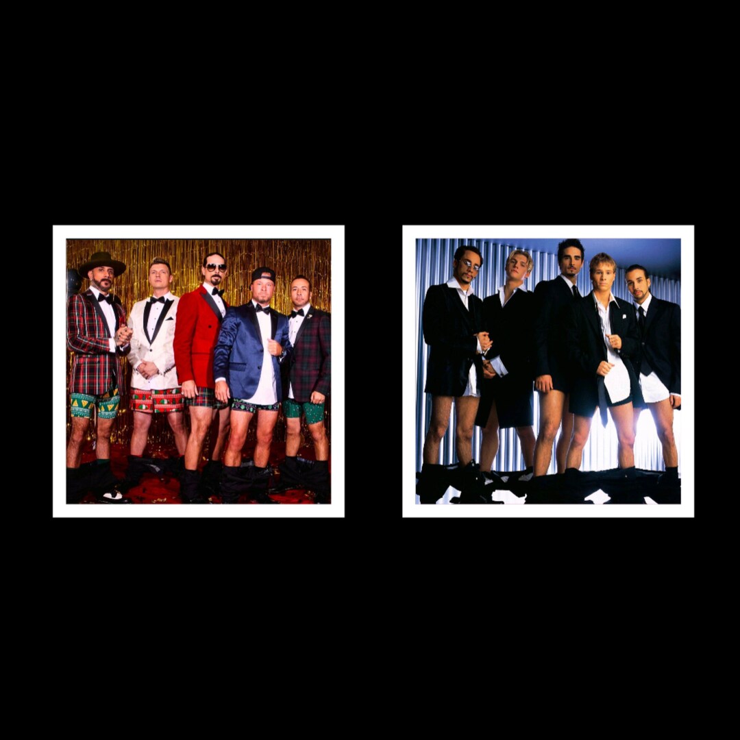 Backstreet Boys Pants Down Then and Wow Set of Two Etsy