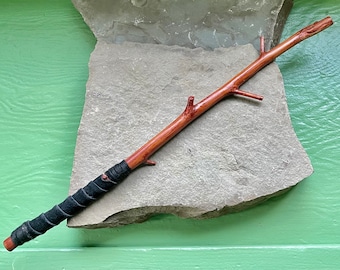 Black Birch Rustic Ritual Wand – Pagan Altar Wand