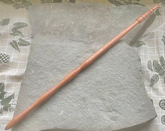 African Mahogany Ritual Wand – Pagan Altar Wand