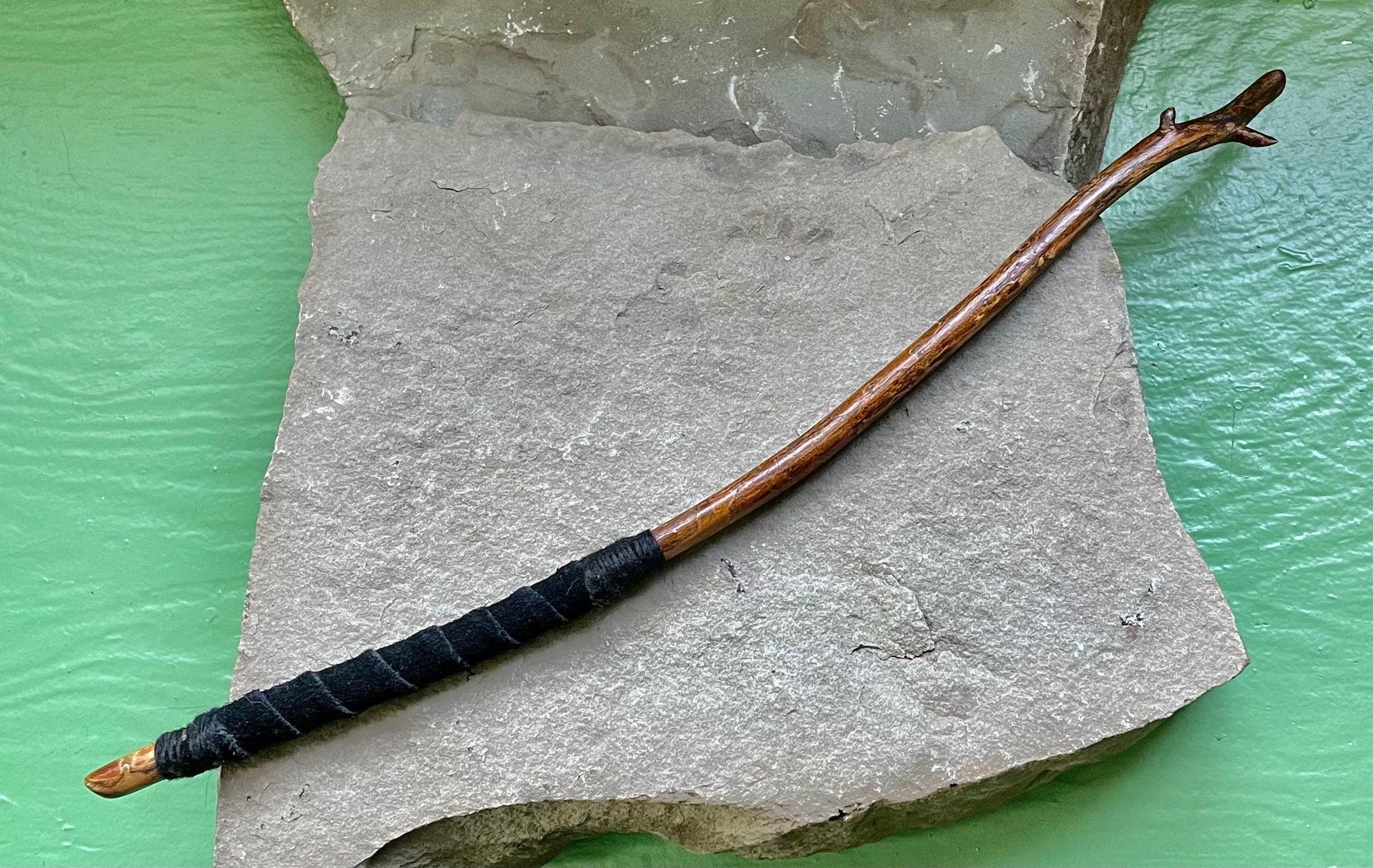 Black Birch Rustic Ritual Wand Pagan Altar Wand Etsy UK