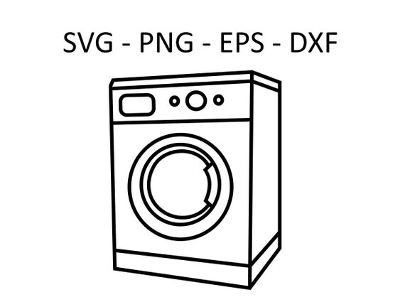 Washing Machine, Dryer, Laundry, Clipart SVG Files, Silhouette, Vector  Images, Cricut, Glowforge, Clip Art, Cutting Files SVG, Eps, Png ,dxf -  Etsy UK