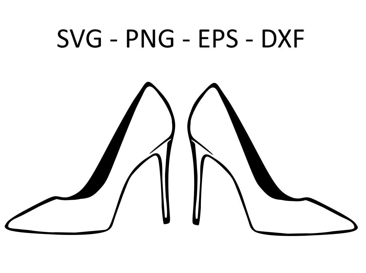 High Heels, SVG Files, Clipart, Silhouette, Vector Images, Cricut