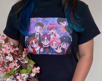 BTS T-shirt ~ You Never Walk Alone Anime