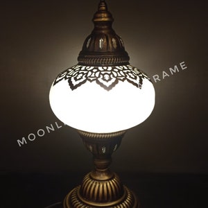 FREE SHIP Turkish Moroccan Handmade Mosaic Table Lamp-Table Bedside Night Light-Ababeshade-Turkish lamp-Mosaic Lamp-Turkish Table Lamp