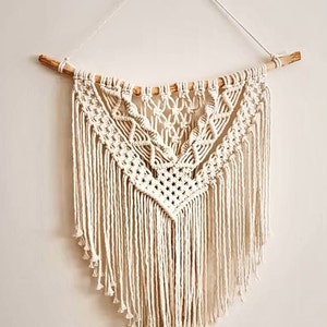 Large Macrame Wall Hanging Multi-Tassel Handmade boho wall decor for Room Decoration, housewarming, new home gift, bedroom & bohemian decor