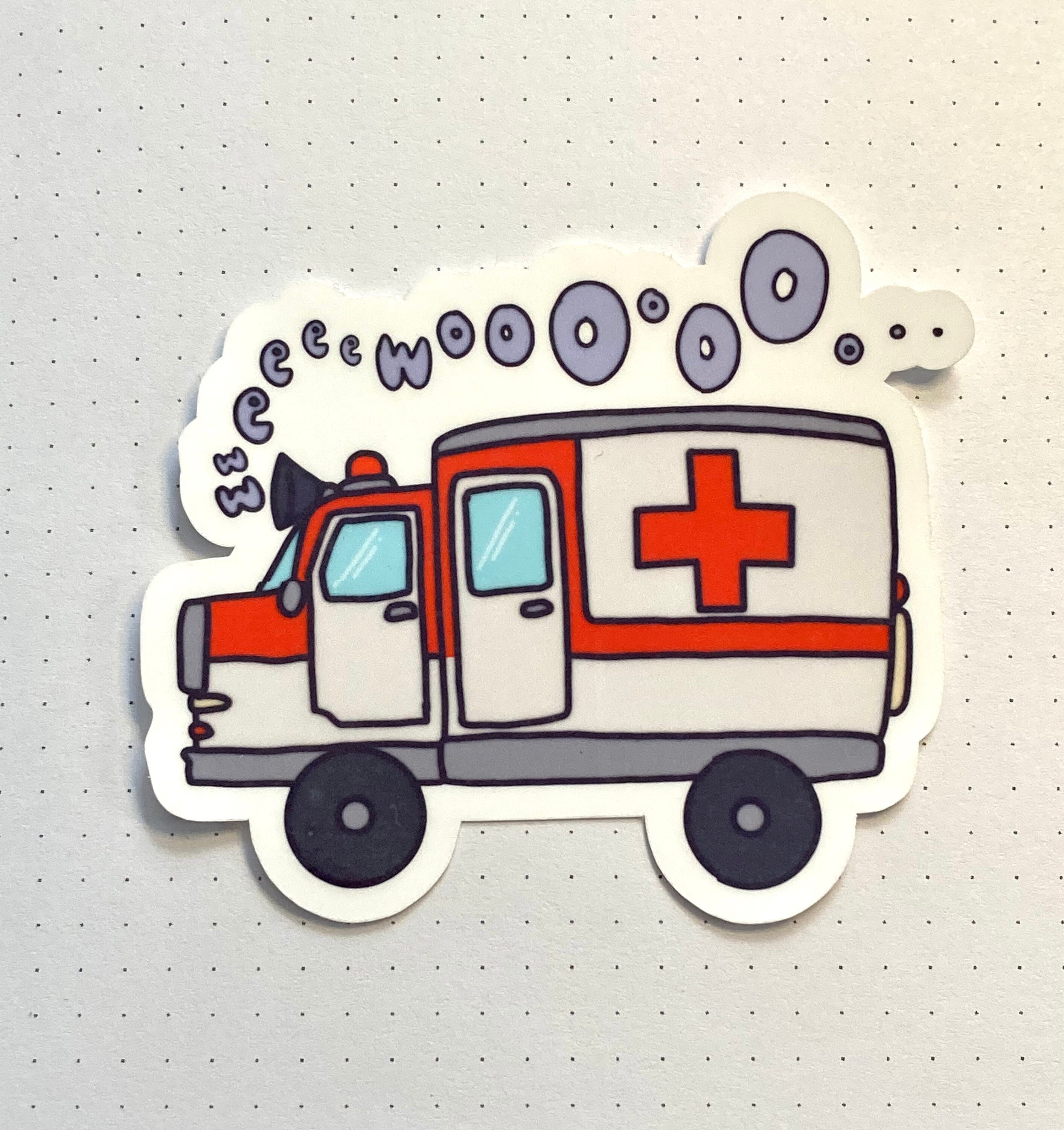 Ambulance weewoo Bus Sticker - Etsy Ambulance weewoo Bus Sticker - Etsy