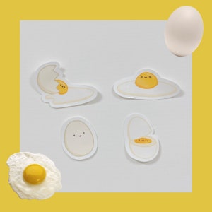 Conjunto de pegatinas de huevo