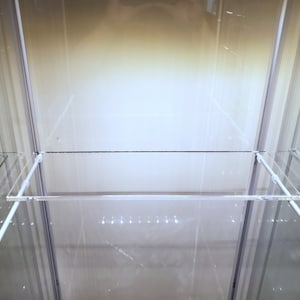 Acrylic Half Shelf for Ikea Detolf, Straight Shelf, Custom Half Shelf