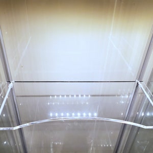 Acrylic Half Shelf for Ikea Detolf, Clear Shelf, Custom Half Shelf