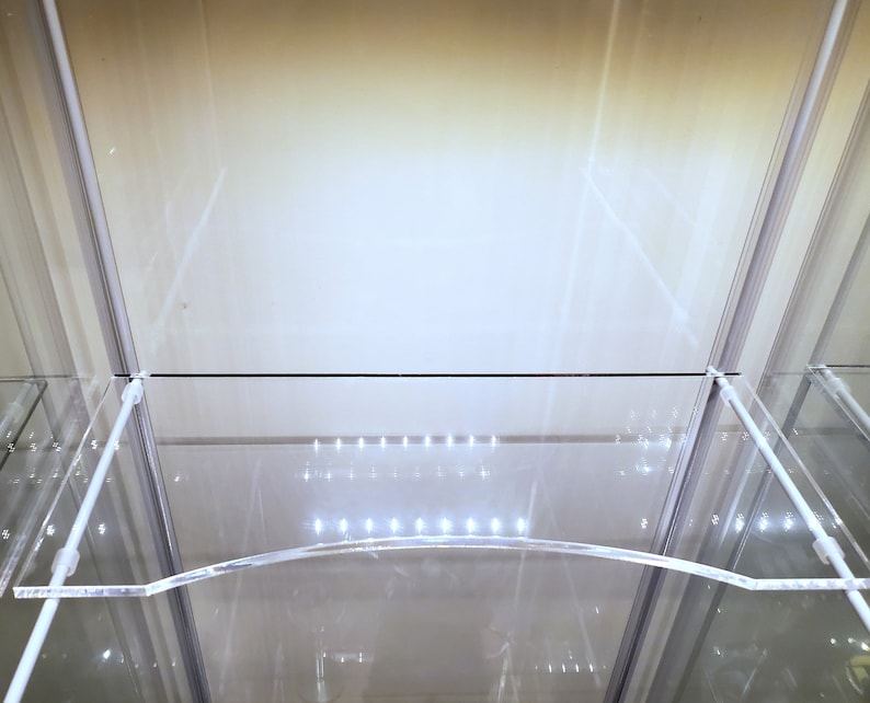 Acrylic Half Shelf for Ikea Detolf Clear Shelf Custom Half Etsy