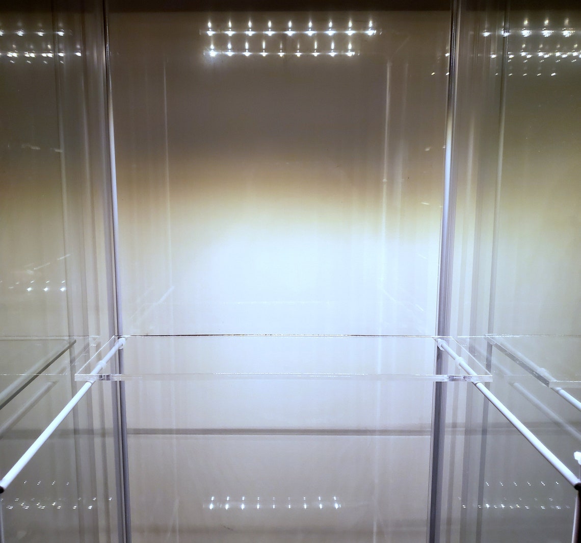 Acrylic Half Shelf for Ikea Detolf Straight Shelf Custom Etsy