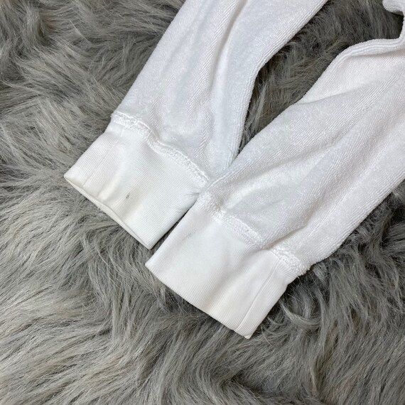 Vintage Juicy Couture White Terry Cloth Zip Up Hoodie… Gem