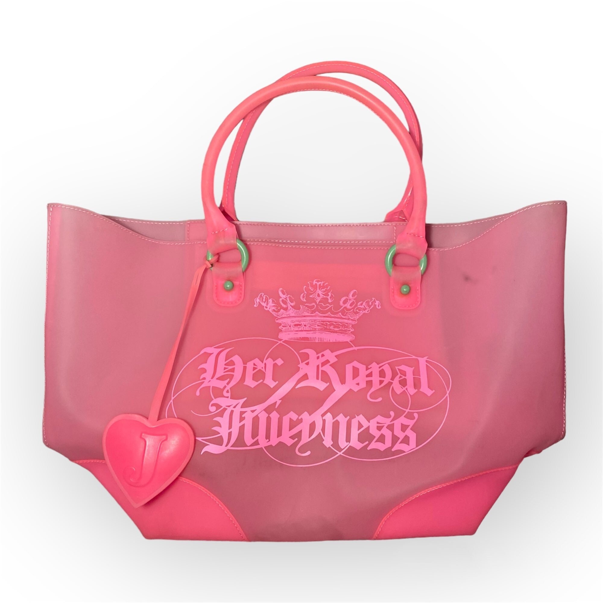 Vintage Juicy Couture Pink Beach Bag her Royal - Etsy