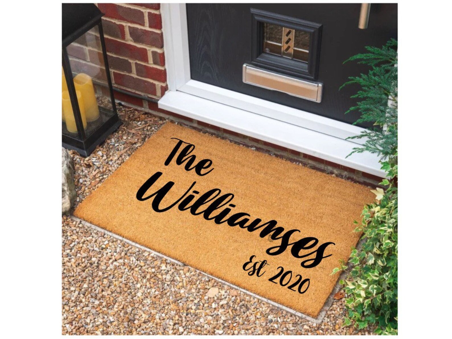 Personalised door Matt front door mat personalised Matt Etsy